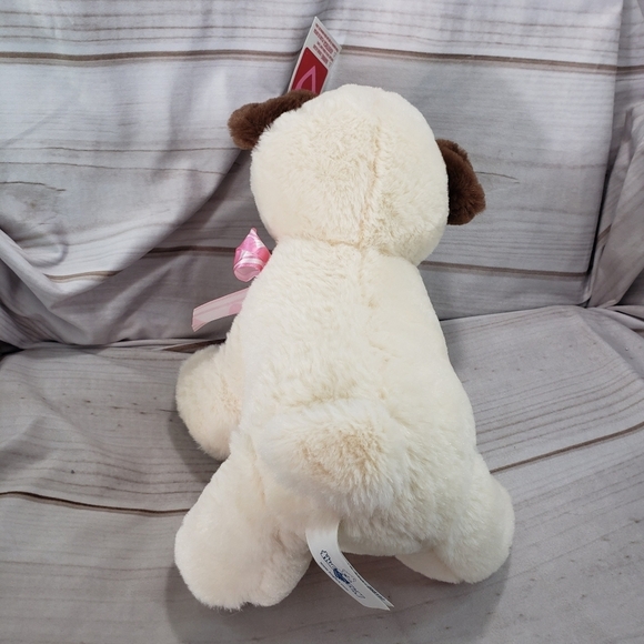 Hugfun Valentine Puppy Love Bulldog Pug Dog Plush Stuffed Toy 14 Inch 2017 - Picture 7 of 12